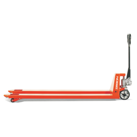NOBLELIFT EXTRA LONG FORKS PALLET JACK - FORK SIZE: 21"x98" – CAPACITY: 4400 LBS ACL44-2198